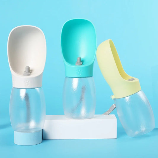 Portable Dog Water Bottle 300ML – Leakproof Travel Drinking Bottle for Dogs and Cats