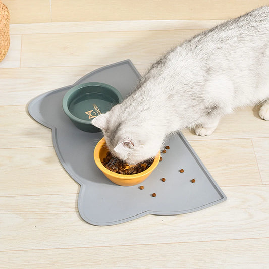Waterproof Pet Feeding Mat – Non-Slip Dog & Cat Food Bowl Spill Mat
