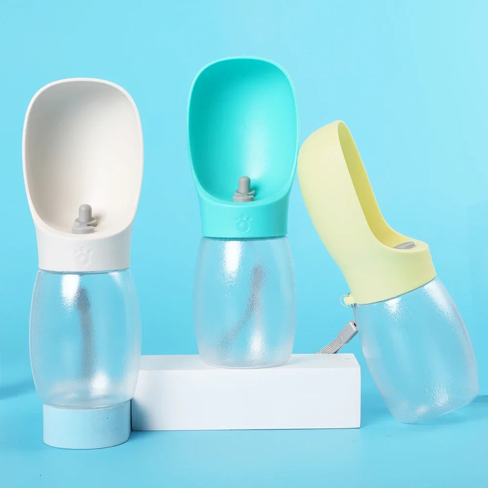 Portable Dog Water Bottle 300ML – Leakproof Travel Drinking Bottle for Dogs and Cats