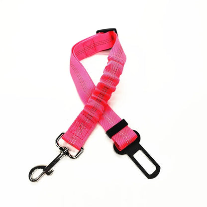 Adjustable Dog & Cat Car Seat Belt – Pet Safety Harness Clip for Travel