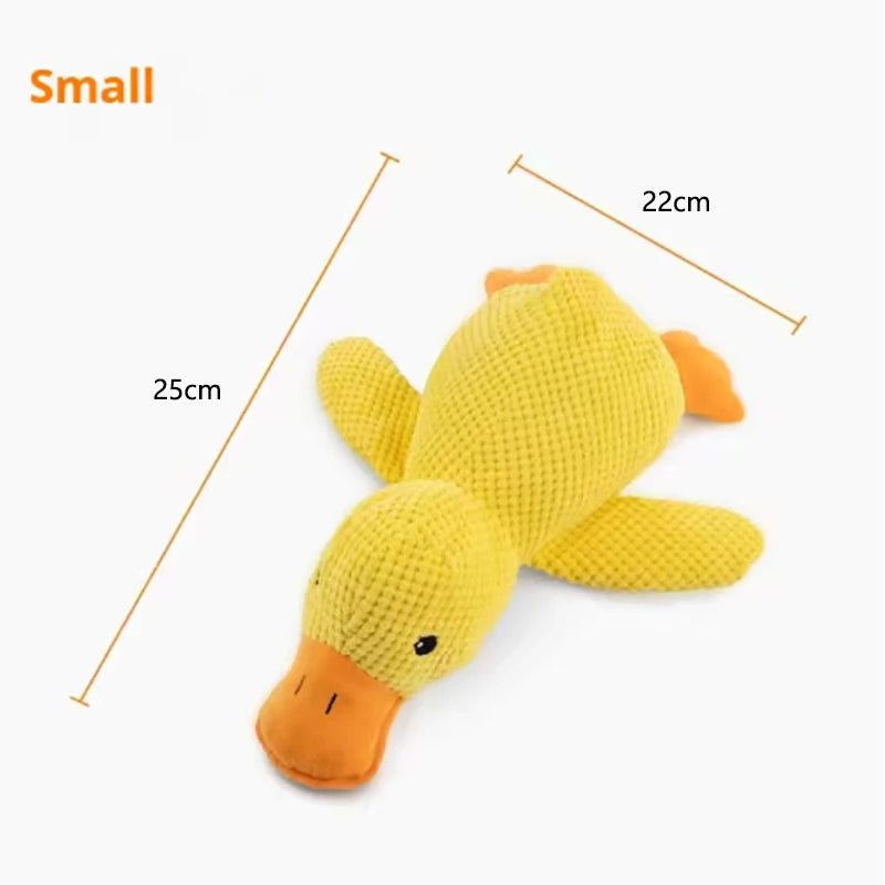 Plush Duck Dog Toy – Interactive Soft Chew & Comfort Toy for Dogs