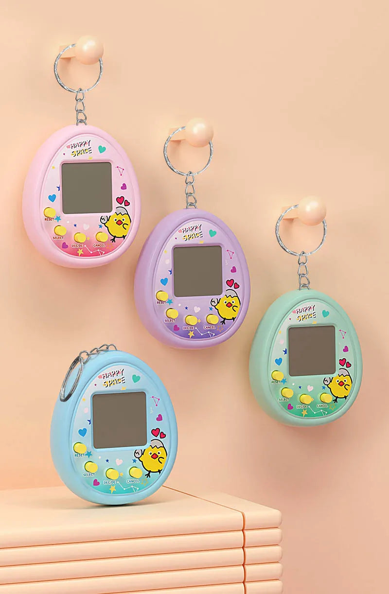 Tamagotchi Virtual Electronic Pet Game – Portable Keychain Digital Pet Toy with 168 Pets