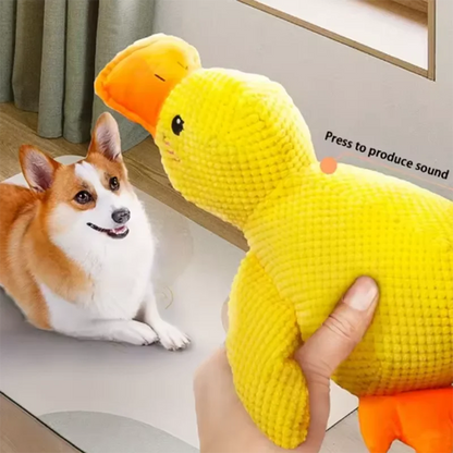 Plush Duck Dog Toy – Interactive Soft Chew & Comfort Toy for Dogs