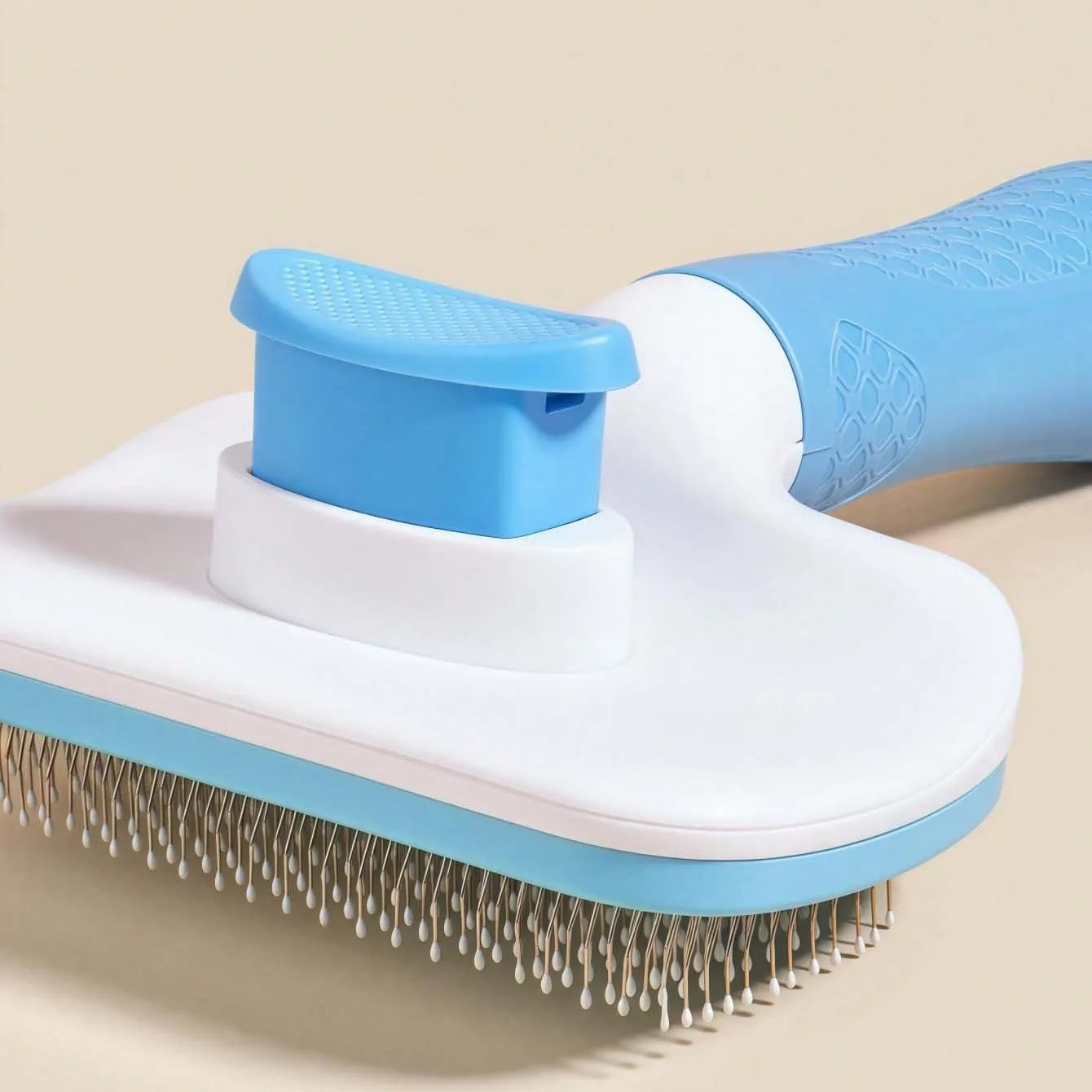 Stainless Steel Pet Hair Brush – Grooming Comb for Long Hair Dogs & Cats