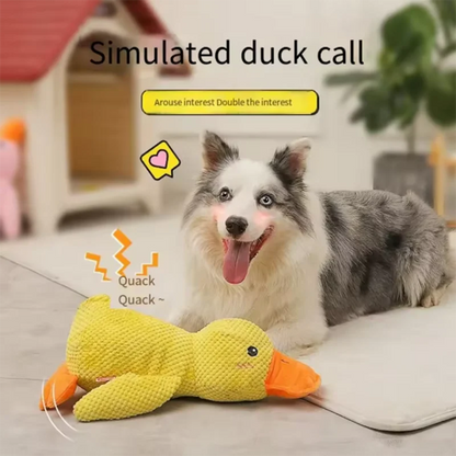 Plush Duck Dog Toy – Interactive Soft Chew & Comfort Toy for Dogs