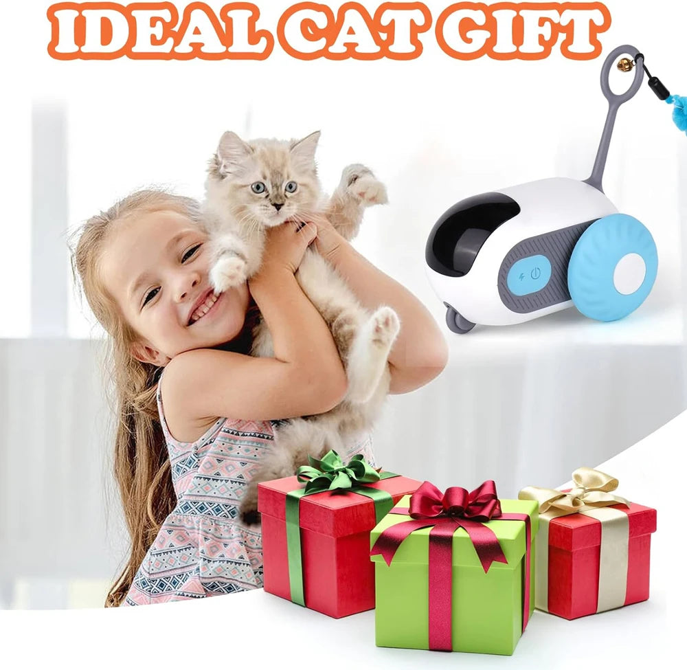 Automatic Remote Control Cat Toy Car – Interactive Moving Pet Toy