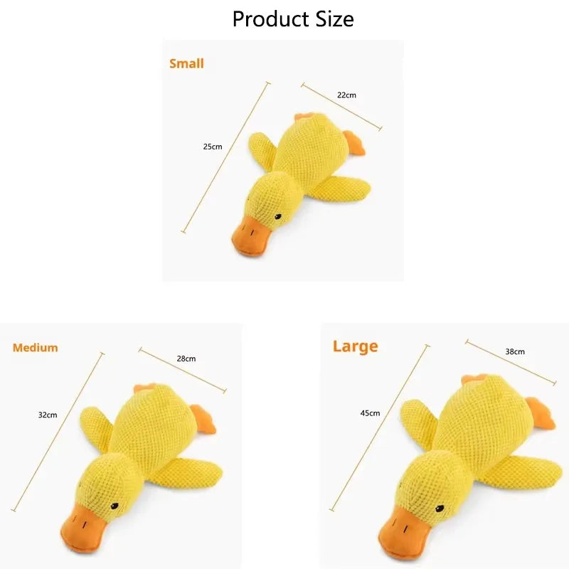 Plush Duck Dog Toy – Interactive Soft Chew & Comfort Toy for Dogs