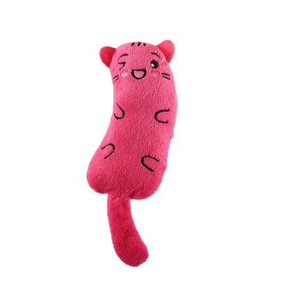 Plush Catnip Cat Toy – Interactive Squeaky Chew Toy for Cats & Kittens