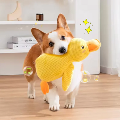 Plush Duck Dog Toy – Interactive Soft Chew & Comfort Toy for Dogs