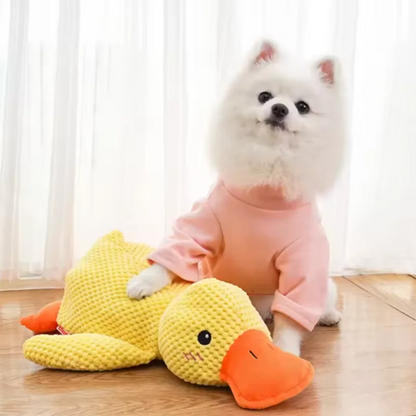 Plush Duck Dog Toy – Interactive Soft Chew & Comfort Toy for Dogs