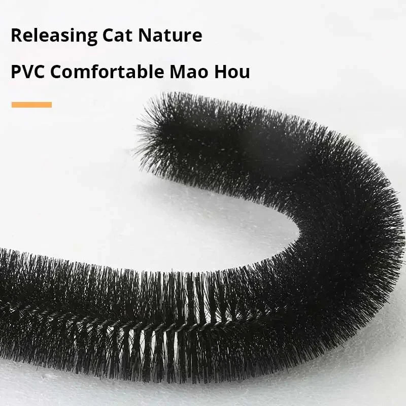 Self Grooming Cat Arch – Massage Brush & Scratching Pad Interactive Cat Toy