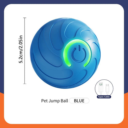 USB Rechargeable Smart Pet Toy Ball – Automatic Moving Interactive Dog & Cat Toy