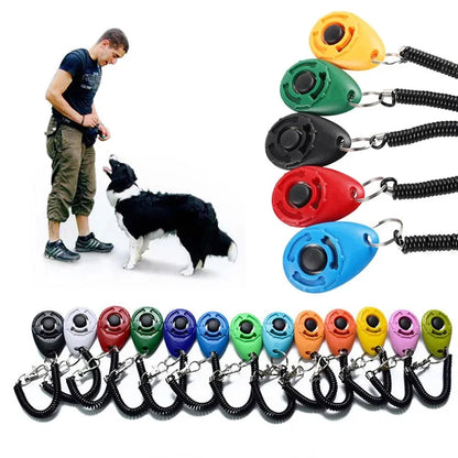 Pet Training Clicker with Wrist Strap – Sound Trainer for Dogs & Cats