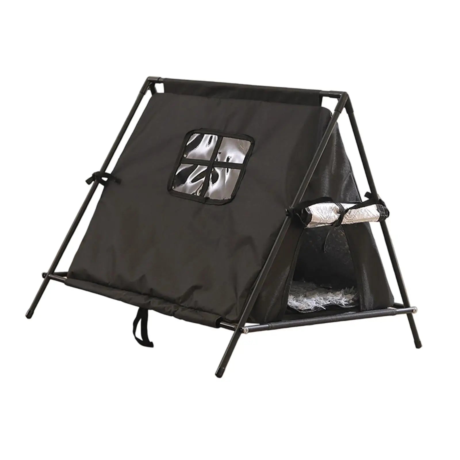 Enclosed Cat Tent Bed – Cozy Hideaway Kitten Cave for Indoor & Outdoor