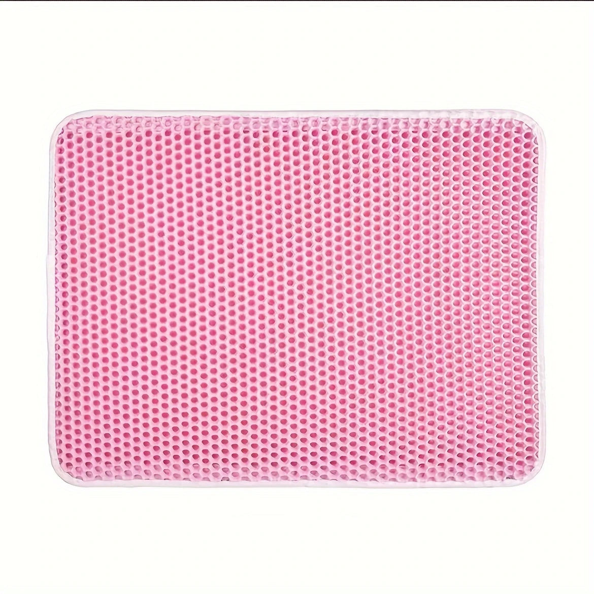 Double Layer Waterproof Cat Litter Mat – Honeycomb Scatter Control Easy Clean Mat