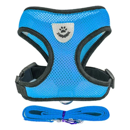 No Pull Dog & Cat Harness with Leash – Adjustable & Breathable