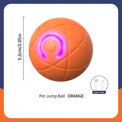 USB Rechargeable Smart Pet Toy Ball – Automatic Moving Interactive Dog & Cat Toy