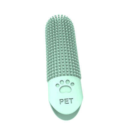 Silicone Pet Finger Toothbrush – Soft Dental Cleaning Brush for Dogs and Cats