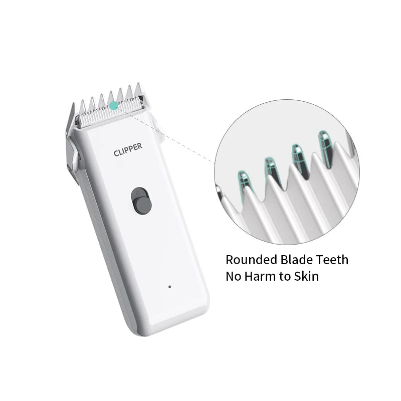 Rechargeable Waterproof Dog Hair Trimmer – USB Pet Grooming Clipper with Ceramic Blade