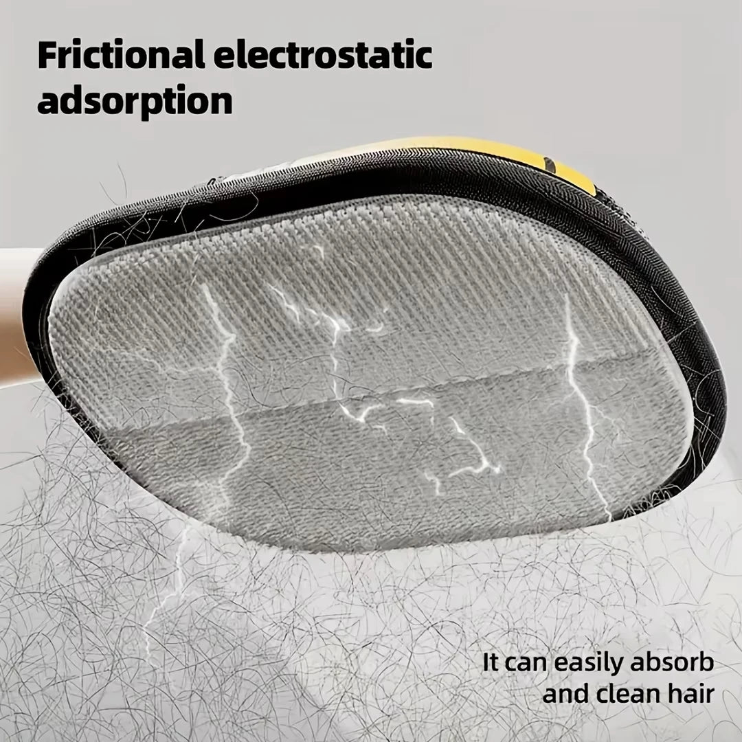 Double-Sided Electrostatic Pet Grooming Gloves – Hair Removal & Deshedding Tool