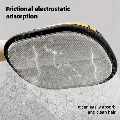 Double-Sided Electrostatic Pet Grooming Gloves – Hair Removal & Deshedding Tool