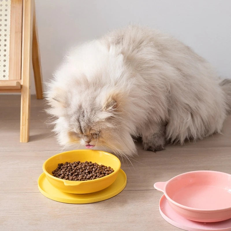Non-Slip Cat Feeding Placemat – Waterproof Pet Food & Water Bowl Mat