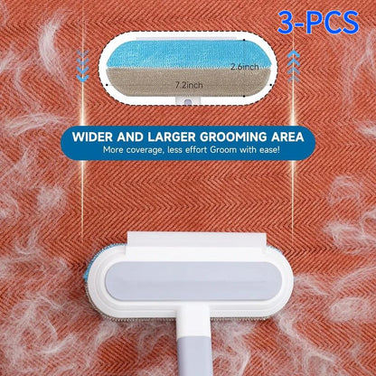 Reusable Pet Hair Remover Brush – Static Fur Cleaner for Furniture, Carpet & Clothes