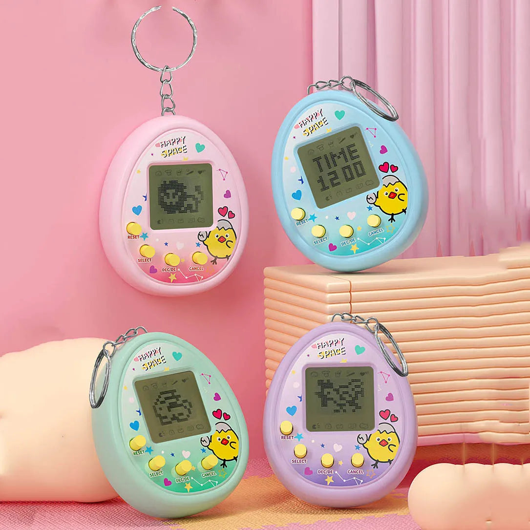 Tamagotchi Virtual Electronic Pet Game – Portable Keychain Digital Pet Toy with 168 Pets