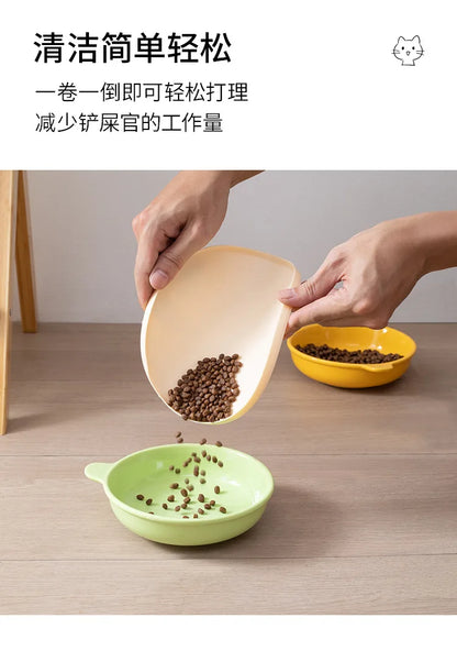 Non-Slip Cat Feeding Placemat – Waterproof Pet Food & Water Bowl Mat