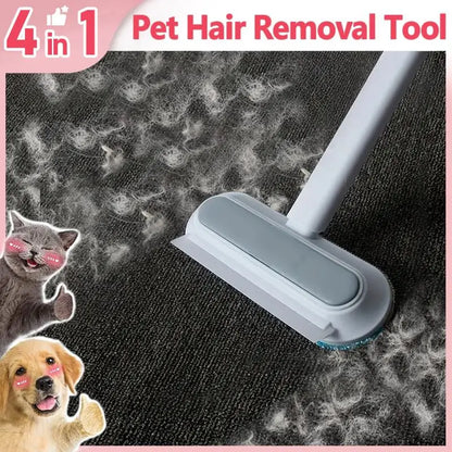 Reusable Pet Hair Remover Brush – Static Fur Cleaner for Furniture, Carpet & Clothes