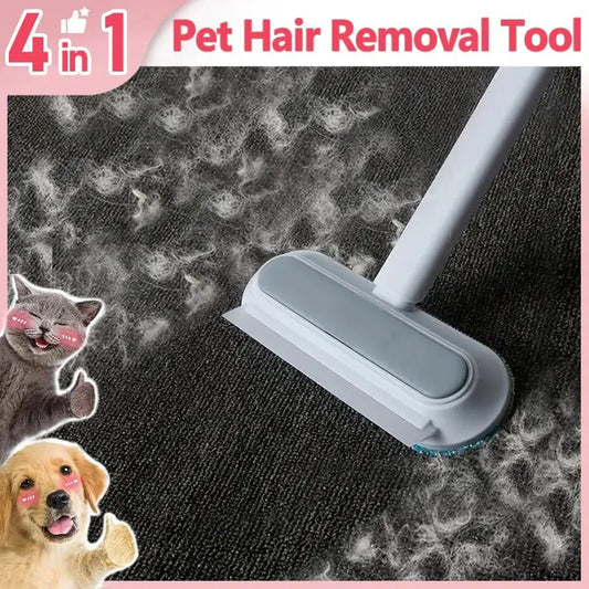 Reusable Pet Hair Remover Brush – Static Fur Cleaner for Furniture, Carpet & Clothes