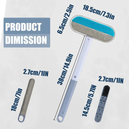 Reusable Pet Hair Remover Brush – Static Fur Cleaner for Furniture, Carpet & Clothes