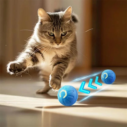 USB Rechargeable Smart Pet Toy Ball – Automatic Moving Interactive Dog & Cat Toy