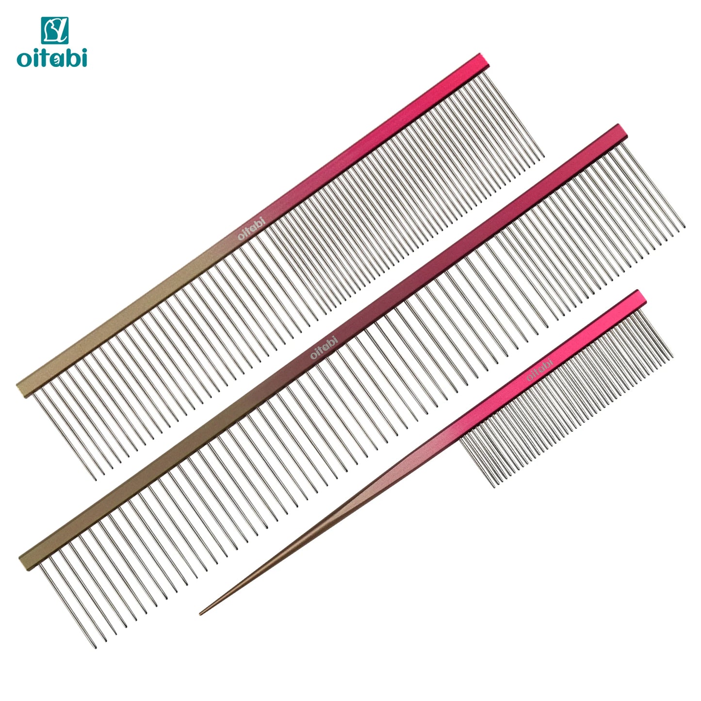 Deluxe Pointed Tail Pet Grooming Comb – Styling & Finishing Comb for Dogs & Cats