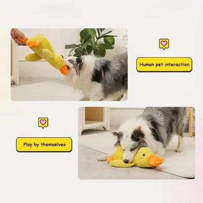 Plush Duck Dog Toy – Interactive Soft Chew & Comfort Toy for Dogs