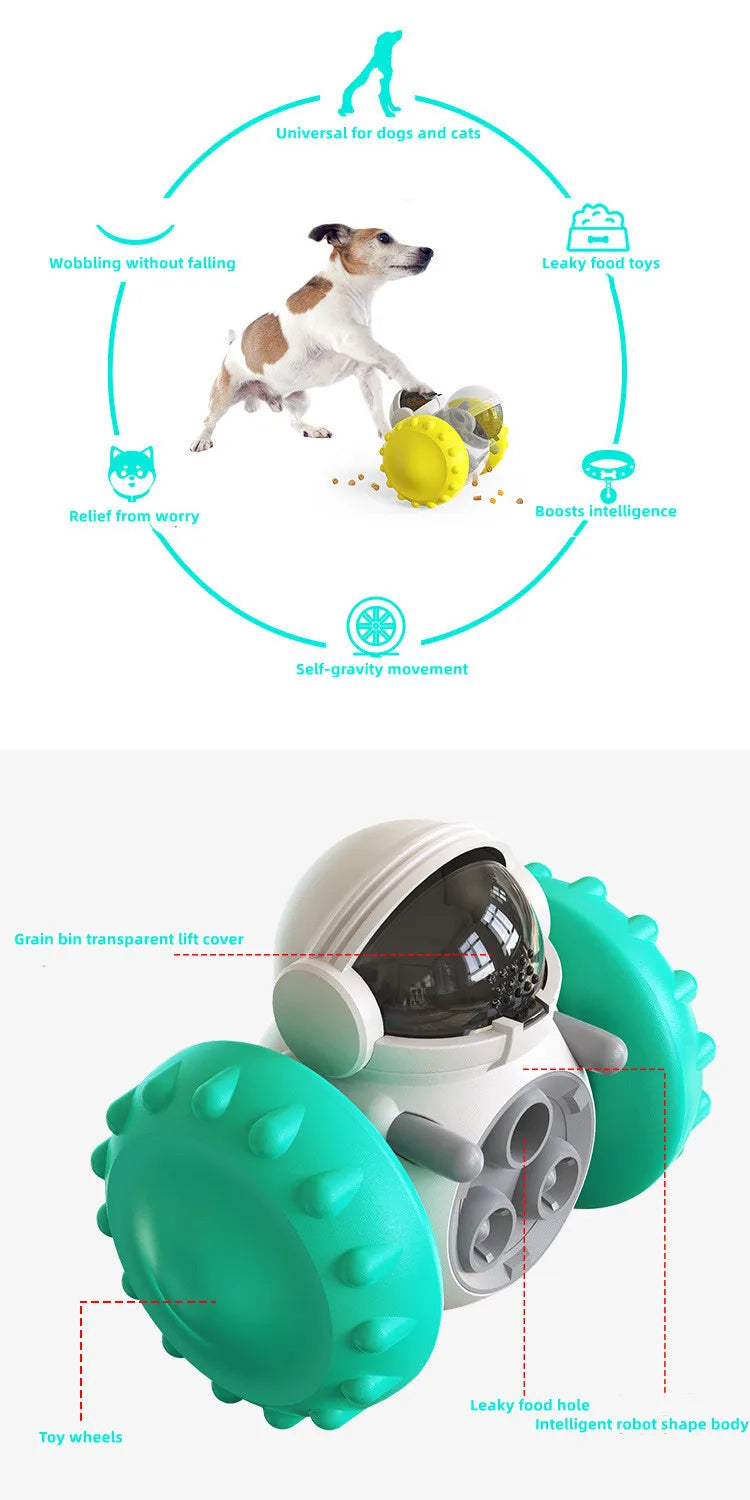 Interactive Dog Treat Dispenser Puzzle Toy – Slow Feeder Educational Food Toy for Dogs