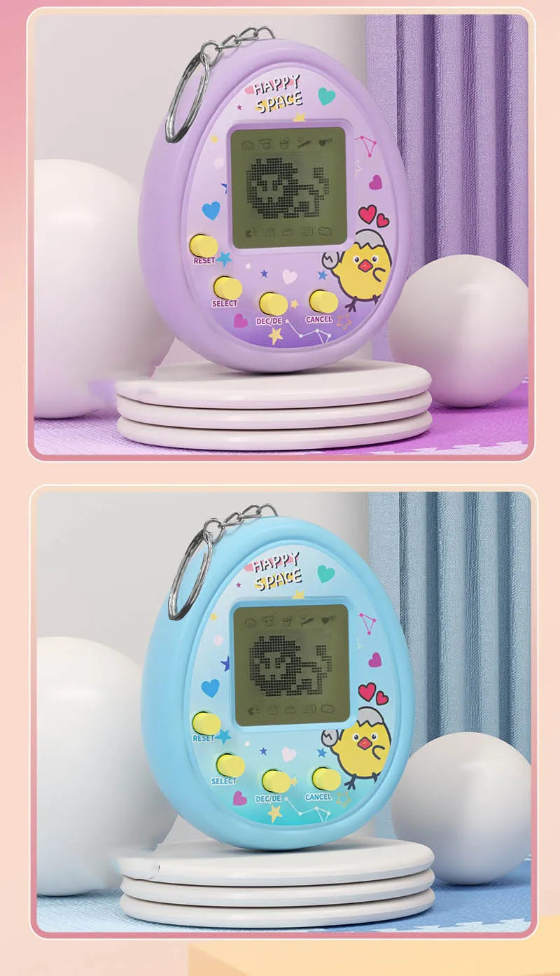 Tamagotchi Virtual Electronic Pet Game – Portable Keychain Digital Pet Toy with 168 Pets