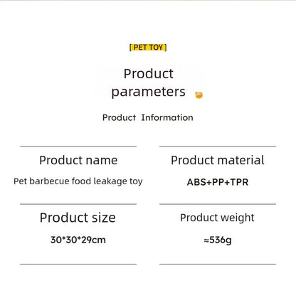 360° Rotating Treat Dispensing Pet Toy – Interactive Slow Feeder for Dogs & Cats