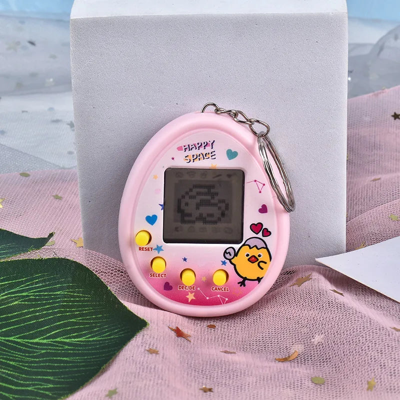 Tamagotchi Virtual Electronic Pet Game – Portable Keychain Digital Pet Toy with 168 Pets