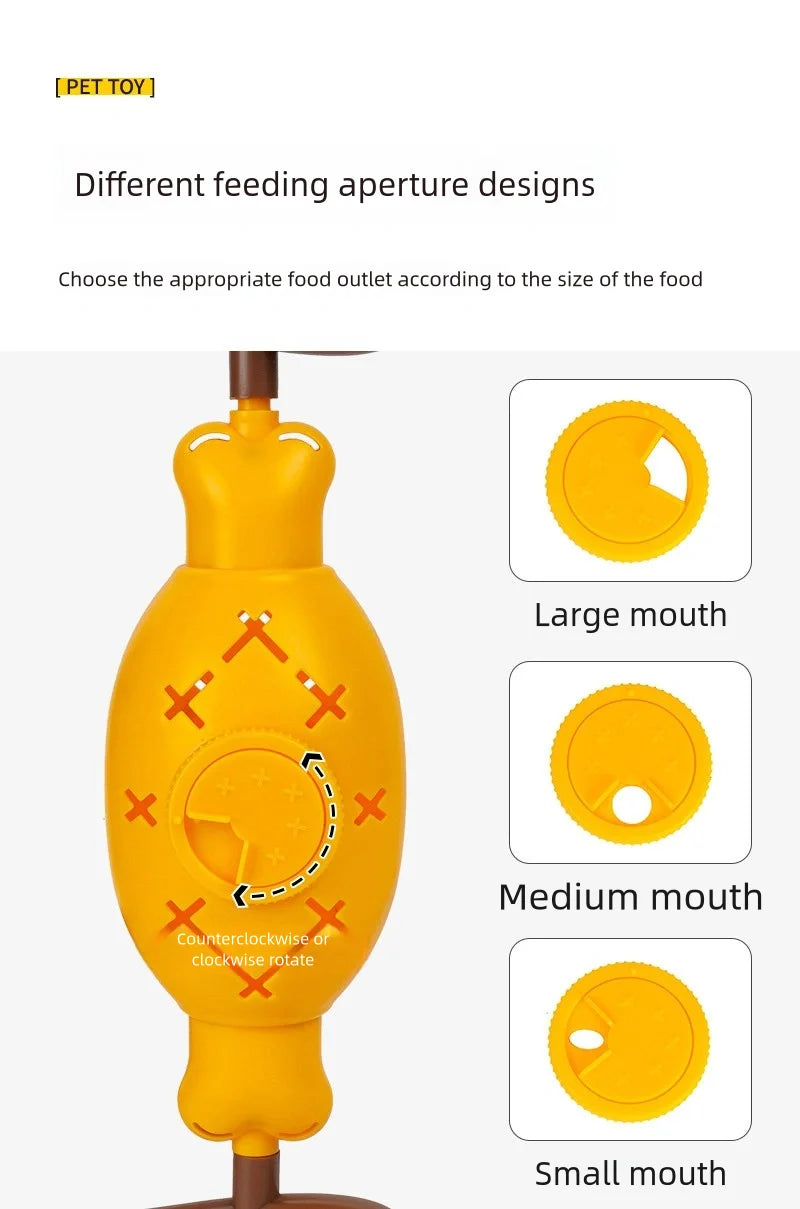 360° Rotating Treat Dispensing Pet Toy – Interactive Slow Feeder for Dogs & Cats