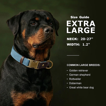 Personalized PU Leather Dog Collar