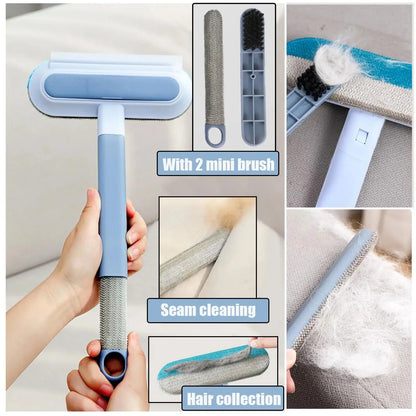 Reusable Pet Hair Remover Brush – Static Fur Cleaner for Furniture, Carpet & Clothes