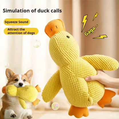 Plush Duck Dog Toy – Interactive Soft Chew & Comfort Toy for Dogs