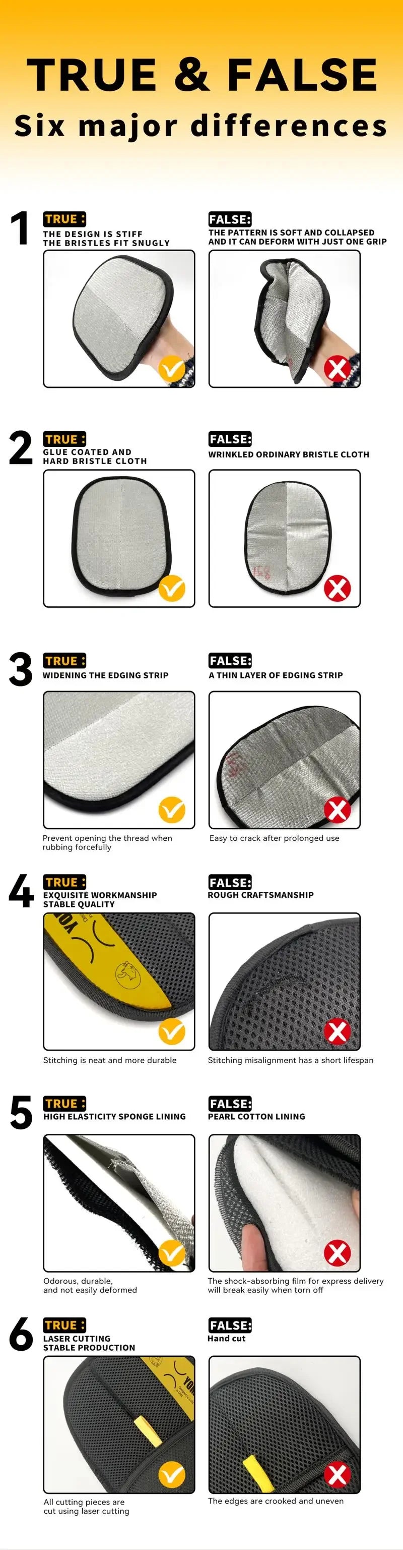 Double-Sided Electrostatic Pet Grooming Gloves – Hair Removal & Deshedding Tool