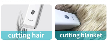 Rechargeable Waterproof Dog Hair Trimmer – USB Pet Grooming Clipper with Ceramic Blade