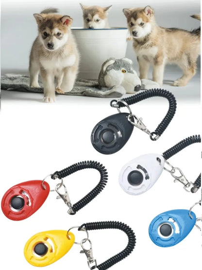 Pet Training Clicker with Wrist Strap – Sound Trainer for Dogs & Cats