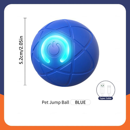 USB Rechargeable Smart Pet Toy Ball – Automatic Moving Interactive Dog & Cat Toy