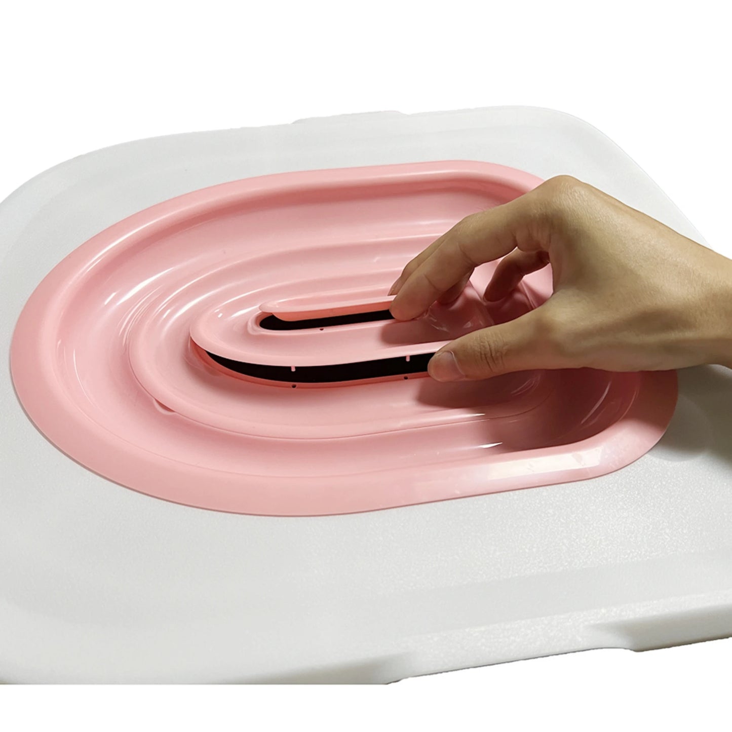 Semi-Closed Pet Toilet Training Kit – Reusable Litter Sand Tray for Cats and Small Dogs