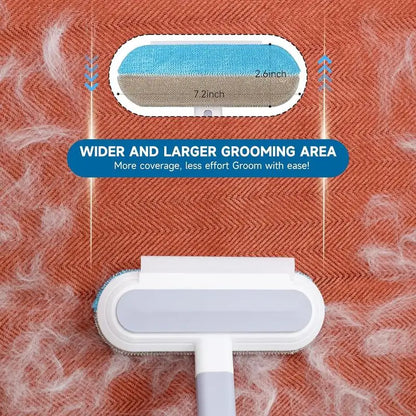 Reusable Pet Hair Remover Brush – Static Fur Cleaner for Furniture, Carpet & Clothes