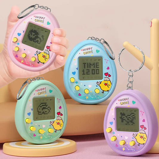 Tamagotchi Virtual Electronic Pet Game – Portable Keychain Digital Pet Toy with 168 Pets